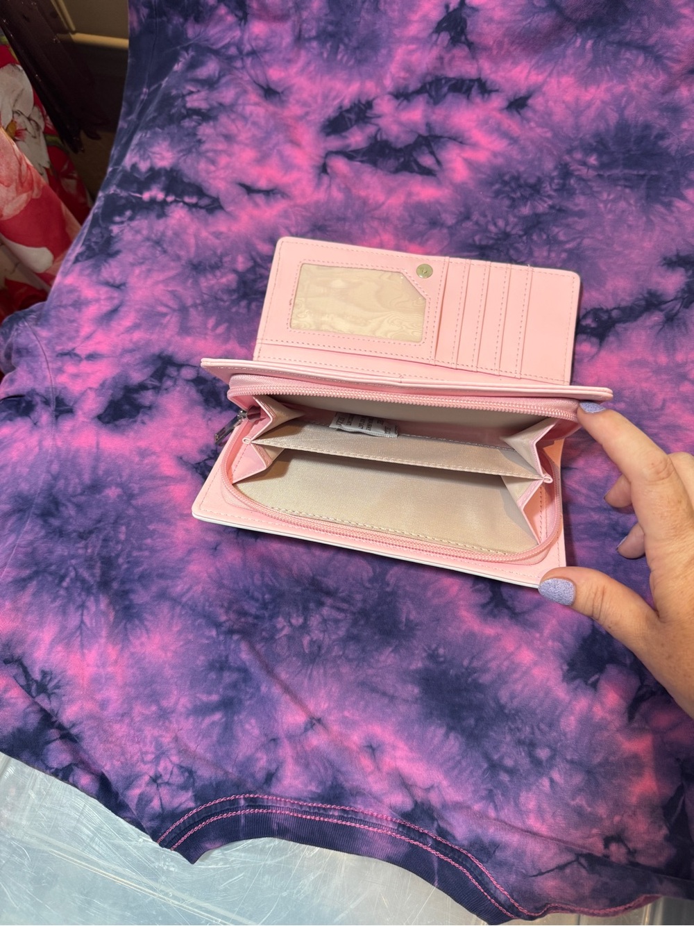 Pink Cat Pattern Wallet - Picture 6 of 6